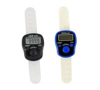 Toyvian 3 Ensembles Compteur Électronique De Doigts Lot de Compteur De Prières Facile À Utiliser Couleur Aléatoire 2 Pièces * 3