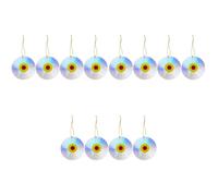 Toyvian 3 Ensembles Disques Réfléchissants Oiseaux pour Décoration De Jardin Effaroucheurs À Suspendre Idéaux pour Éloigner Pigeons Et Autres Oiseaux 4 Pièces * 3