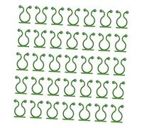 Toyvian 3 Ensembles Fixateur Auto Adhésif pour Plantes Grimpantes De Crochets Verts pour Mur Outil De Jardinage Pratique Et Durable pour Organiser Vignes Et Câbles 50 Pièces * 3
