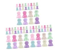 Toyvian 3 Ensembles Mini Figurines Lumineuses Résine Décorations De Jardin Accessoires Poupées Multicolores pour Aménagements Miniatures Pièces * 3