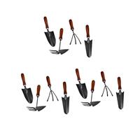 Toyvian 3 Ensembles Mini Spatule À Peinture en Acier Outils De Jardinage pour Désherbage Pelle À Bordure Robuste Outil pour Plantes Cultivateur De Plantation Petite 4 pièces * 3