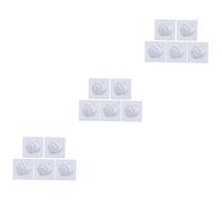 Toyvian 3 Ensembles Patch Réparation Auto Adhésif Transparent pour Produits Gonflables Kit Étanche pour Tentes 5 Pièces * 3