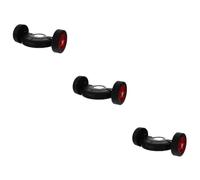 Toyvian 3 Ensembles Roues de Support pour Tondeuse à Gazon de Roues Auxiliaires Multifonctionnelles Remplacement Silencieux et Durable pour Tondeuse à Gazon Capacité de Charge et Stabilité
