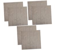 Toyvian 3 Ensembles Tapis De Protection Ignifuge Carré pour Foyer Extérieur Protection Contre Les Flammes Feu De Isolation Thermique Herbe PVC Café 2 pièces * 3