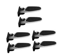 Toyvian 3 Paires Pédales de Vélo Aluminium Antidérapantes Repose Arrière Pliables pour Vélo Électrique Accessoires de Cyclisme Durables et Résistants à Usure Compatibles avec Axes et