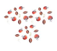 Toyvian 3 Pièces Bannière de Casque de Rugby en Papier pour Décoration Anniversaire Garçon, Facile à Suspendre, Design Coloré et Thème Sportif Unique pour Fête D'anniversaire