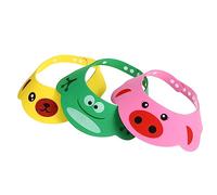 Toyvian 3 Pièces Bonnet De Shampoing Pour Bébé Bec De Bain Cheveux De Bébé Bonnet De Bain Pour Tout-petit Shampoing Enfants Visière Pour Enfants Shampoing Pour Tout-petits Bébés Eva