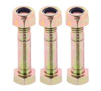 Toyvian 3 Pièces Boulons de Cisaillement Compatibles avec Écrous Durables de Réparation pour Souffleuse à Neige Installation Rapide et Résistance Élevée