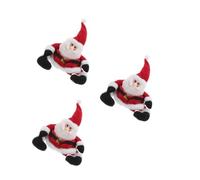 Toyvian 3 Pièces Chapeau de Père Noël 3d à Longues Jambes en Tissu