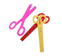 Toyvian 3 Pièces Ciseaux Géants Plastique pour Costume de Clown Accessoire de Scène et Sécurisé Décoration de Fête Carnaval et Halloween