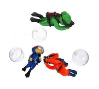 Toyvian 3 Pièces Décorations Aquarium Plongeur Flottant Figurines Plongeur Ornement Aquarium Jouet Poissons