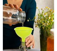 Toyvian 3 pièces Entonnoirs Silicone pour Cuisine Transfert Précis Huile et Liquides Léger et Polyvalent pour Remplissage de Bouteilles et Flacons