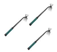Toyvian 3 Pièces Houe de désherbage Outil à Main extracteur déracinement désherbeur tirage Jardin pelouse Les Professionnels remettent la Main à Nouveau Main Durable à Nouveau Acier