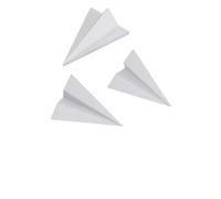 Toyvian 3 Pièces Moules en Silicone pour Résine Époxy Créatif, Modèles 3d Mini Papier Avion, Éléments de Remplissage pour Décoration Diy, Kit Époxy pour Bijoux et Artisanat