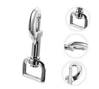 Toyvian 3 pièces Mousquetons pour Laisse de Chien de Zinc Crochets de Sécurité Résistants avec Fermeture à Ressort Compatibles Toutes Usage Polyvalent pour Promenade des Chiens