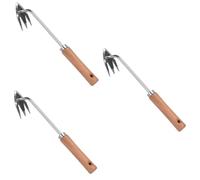 Toyvian 3 Pièces Outils de désherbage Outil de Suppression Jardinage extracteur à Main extracteur Amovible poignée désherbeur Multi Fonction à Nouveau Outil de désherbage à Main Métal