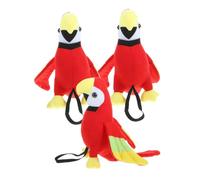 Toyvian 3 Pièces Peluche Perroquet Pirate à Épaule Accessoire Costume Pirate de Fête Halloween pour Garçon Fille Décoration