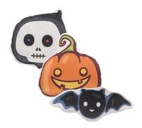 Toyvian 3 Pièces Peluche pour Chat Lot de Interactifs Halloween Chauve Souris Crâne Stimule Instinct de Chasse Favorise Exercice