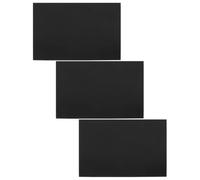 Toyvian 3 Pièces Plaque Métallique Vierge à Graver en Aluminium Noir A4 | Feuille A4 Lisse et Plane, Compatible Graveurs de Bureau, Entretien Facile, Usage DIY Créatif
