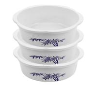 Toyvian 3 pièces Pot Hydroponique Lotus pour Plantes Aquatiques Bol Rond Imprimé pour Lys Eau Décoration Intérieure Élégante et Compacte