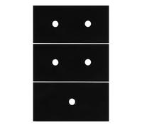 Toyvian 3 pièces Protège Plaque Gaz Tapis Anti-dérapant Couvre Brûleur Résistant Aux Huiles Compatible Plupart des Cuisinières à Gaz pour Protection Facile et Nettoyage Rapide