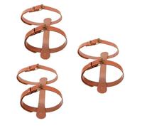 Toyvian 3 Pièces Sangle de Transport pour Plaid de Pique PU avec Boucle et Réutilisable pour Camping Randonnée et Extérieur Sangle de Fixation Pratique pour Couette et Nappe