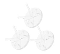 Toyvian 3 Pièces Support Acrylique pour Balle de Baseball Présentoir Transparent pour Balles de Tennis Softball Golf Support Montage Facile pour Collectionneurs et Décoration