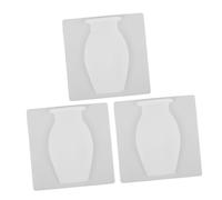 Toyvian 3 Pièces Support De Fleurs Séchées Vase De Fleurs Suspendu Vase Mural White