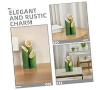 Toyvian 3 Pièces Vase Tube de Naturel Pot à Fleurs Simple et pour Décorations Centre de Table et Arrangements Épurés