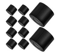 Toyvian 30 Bouchons à Vis 22 Filetages Noirs pour Flacons Diffuseurs à Roseaux, Couvercles de Rechange pour Huiles Essentielles, Kit DIY 30 Pièces, Compatibles Parfum D’Ambiance Maison