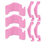 Toyvian 30 Clips de Fixation pour Cage à Hamster en Plastique Rose Boucles Latérales Sécurisées Anti-Morsure Accessoires DIY pour Cage Petits Animaux Lot de 30 Pièces Stabilité