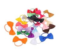 Toyvian 30 Pièces Accessoire Couleur Aléatoire pour Nœud Élégant et Petit Chien Décoration de Tête pour Caniches Yorkshires