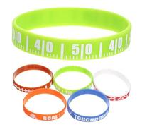 Toyvian 30 pièces Bracelets Sport Silicone Thème Rugby Poignet Chic pour Fans Accessoires pour Événements et