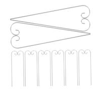 Toyvian 30 Pièces Crochets Étiquettes Plantes Métal Support Suspendu Jardin Balcon Patio Décoration Polyvalente Résistant Jardinier