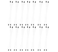 Toyvian 30 pièces Tube de Rangement pour Encens Portable Transparent Tube Rigide Multi-Usage pour Bâtons Encens et Échantillons sans Burrs pour Voyage et Stockage