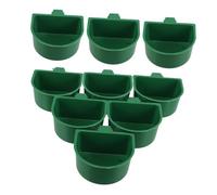 Toyvian 30pièces Support Mangeoire Perroquet Distributeur Aliment Cage Abreuvoir Suspendu Perroquet Mangeoire Cage Abreuvoir Pince Oiseaux Oiseaux