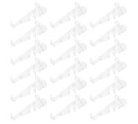 Toyvian 36 Pièces Clips Transparents pour Stores Horizontaux Supports Valances Dissimulés Plastique pour Remplacement Stores Intérieurs