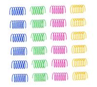 Toyvian 36 Pièces Jouets à Ressorts Colorés pour de Jouets Interactifs pour Petits Animaux et Durable Couleurs Aléatoires Couleur Aléatoire