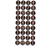 Toyvian 36pièces Autocollants Mensuels Garçon Fille Stickers Ronds Auto-adhésifs Pour Suivi De Croissance Nés Décoration Adorable Pour Séances Photo Et Souvenirs