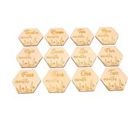 Toyvian 36pièces Cartes De Croissance Pour Garçon Fille Décorations De Photographie Newborn Cards Et Accessoires De Souvenir