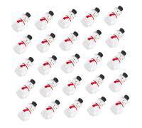 Toyvian 36pièces Lot de Mini Figurines De Bonhomme De Résine avec Chapeau pour Décoration De Noël Et Micro Paysage Hiver