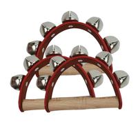 Toyvian 3pièces Clochette à Main Pour Garçon Fille Instrument De Percussion Jouet Éducatif Précoce Avec Sons Clairs