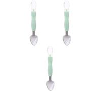 Toyvian 3pièces Cuillère à Fruit Pratique Avec Boîte De Rangement Cuillère De Purée Pour Alimentation Infantile Accessoire Montessori Pour Purée De Fruits Et Sécurisé