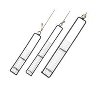 Toyvian 3pièces Jardinière Hydroponique Murale Support De Fleurs Hydroponique Pot De Fleurs Verre avec Support