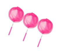 Toyvian 3pièces Lot de Filets Télescopiques Extensibles Garçon Et Filles Capture Sécurisée Manche Antidérapant Filet Acier Inoxydable pour Activités Extérieures Et Exploration Nature