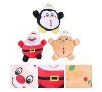 Toyvian 3pièces Poupées Peluche pour Maison Jouets avec Motifs De Dessins Animés Poupées pour Garçon Fille Jouets pour Garçon Fille