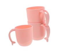 Toyvian 3pièces Tasses à Rince-bouche Plastique Avec Poignée Dauphin Tasses Pour Brosse à Dents Idéales Pour Salle De Bain Et Cuisine