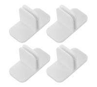 Toyvian 4 Clips de Fixation en Plastique Blanc Installation Facile et Maintien Sécurisé, pour Organiser et Diviser Tiroirs pour Séparateurs de Tiroir Cuisine