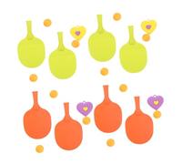 Toyvian 4 Ensemble Suspended Table Tennis Trainer for Indoor Hanging Pingpong Balls for Hand Eye Coordination and Vision Portable Sensory Catching Sticks