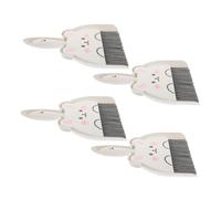 Toyvian 4 Ensembles Balai Portable Mini Pinceau Et Épingle White
